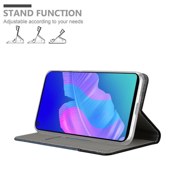 Huawei NOVA 6 SE / P40 LITE / NOVA 7i Skal Plånboksfodral med magnetisk stängning, ståfunktion och kortficka