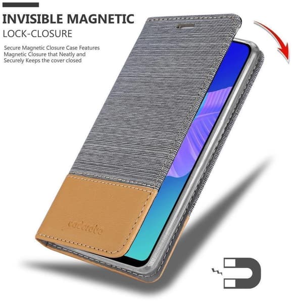 Huawei NOVA 6 SE / P40 LITE / NOVA 7i Suojakotelo Suojakuori Lompakkokotelo Matkapuhelinkotelo jossa magneettisuljenta, jalusta-toiminto ja