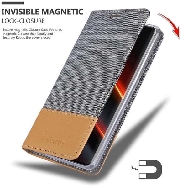 OnePlus 7T PRO Suojakotelo Suojakuori Lompakkokotelo Matkapuhelinkotelo jossa magneettisuljenta, jalusta-toiminto ja korttitasku