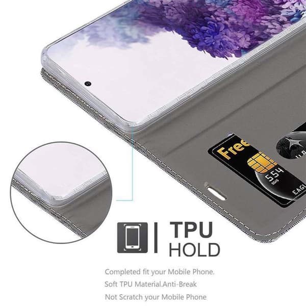 Samsung Galaxy S20 PLUS Suojakotelo Suojakuori Lompakkokotelo Matkapuhelinkotelo jossa magneettisuljenta, jalusta-toiminto ja korttitasku