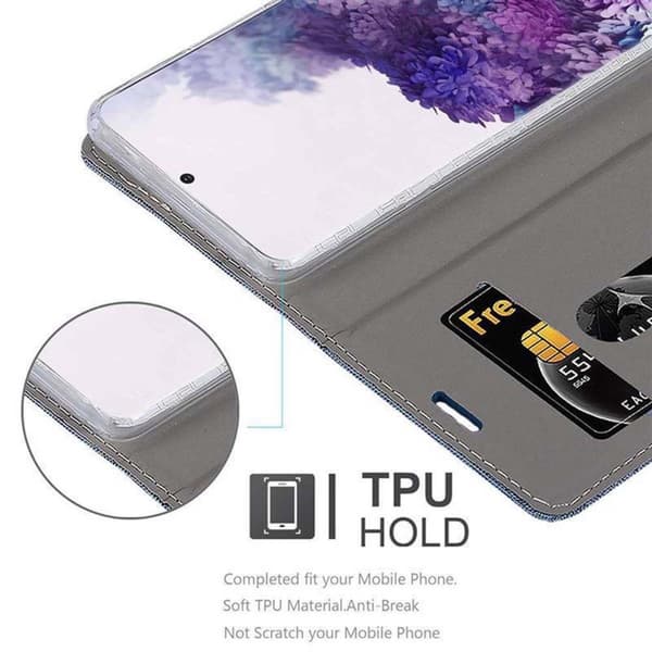Samsung Galaxy S20 PLUS Suojakotelo Suojakuori Lompakkokotelo Matkapuhelinkotelo jossa magneettisuljenta, jalusta-toiminto ja korttitasku