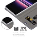 Miniatyrbilde 10 av 11: Deksel til Sony Xperia 5 Lommebokdeksel med magnetisk lukking, stativfunksjon og kortlomme