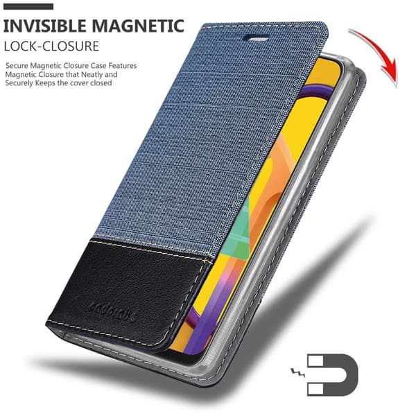 Samsung Galaxy M21 / M30s Suojakotelo Suojakuori Lompakkokotelo Matkapuhelinkotelo jossa magneettisuljenta, jalusta-toiminto ja korttitasku