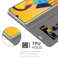 Pikkukuva 5 / 8: Samsung Galaxy M21 / M30s Suojakotelo Suojakuori Lompakkokotelo Matkapuhelinkotelo jossa magneettisuljenta, jalusta-toiminto ja korttitasku