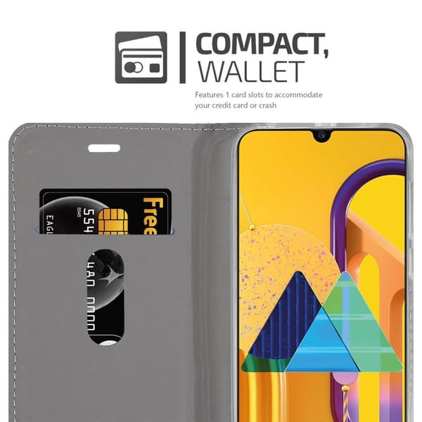 Samsung Galaxy M21 / M30s Suojakotelo Suojakuori Lompakkokotelo Matkapuhelinkotelo jossa magneettisuljenta, jalusta-toiminto ja korttitasku