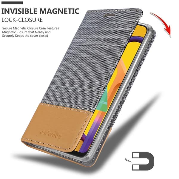 Samsung Galaxy M21 / M30s Suojakotelo Suojakuori Lompakkokotelo Matkapuhelinkotelo jossa magneettisuljenta, jalusta-toiminto ja korttitasku