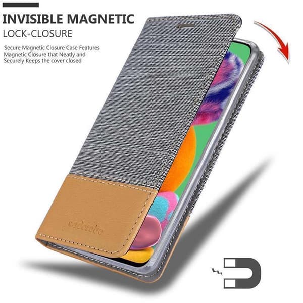 Samsung Galaxy A90 5G Suojakotelo Suojakuori Lompakkokotelo Matkapuhelinkotelo jossa magneettisuljenta, jalusta-toiminto ja korttitasku