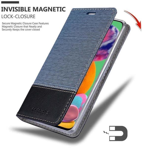 Samsung Galaxy A90 5G Suojakotelo Suojakuori Lompakkokotelo Matkapuhelinkotelo jossa magneettisuljenta, jalusta-toiminto ja korttitasku