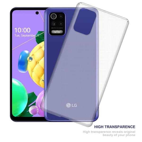 LG K52 / K62 / Q52 Skal Skal Fodral av flexibelt TPU-silikon Mobilskydd