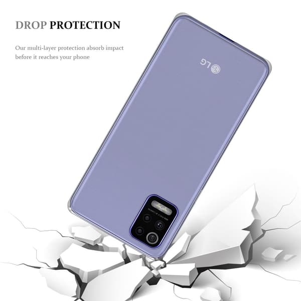 LG K52 / K62 / Q52 Skal Skal Fodral av flexibelt TPU-silikon Mobilskydd