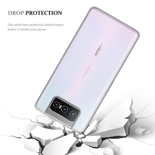 Asus ZenFone 7 Suojakuori Suojakotelo valmistettu joustavasta TPU-silikonista