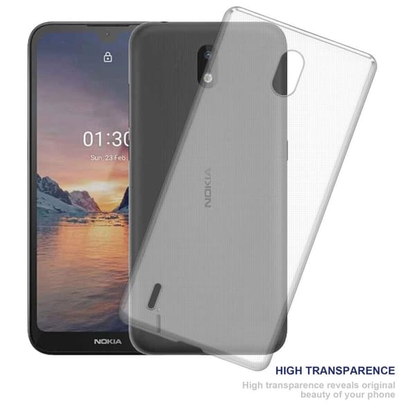 Nokia 1.3 Suojakuori Suojakotelo valmistettu joustavasta TPU-silikonista