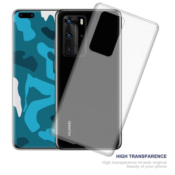 Huawei P40 Suojakuori Suojakotelo valmistettu joustavasta TPU-silikonista