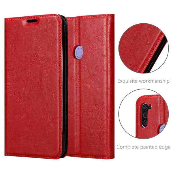 Samsung Galaxy A11 / M11 Fodral Skal Plånboksfodral Case med magnetisk stängning, ståfunktion och kortficka
