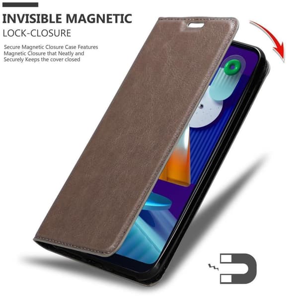 Samsung Galaxy A11 / M11 Fodral Skal Plånboksfodral Case med magnetisk stängning, ståfunktion och kortficka