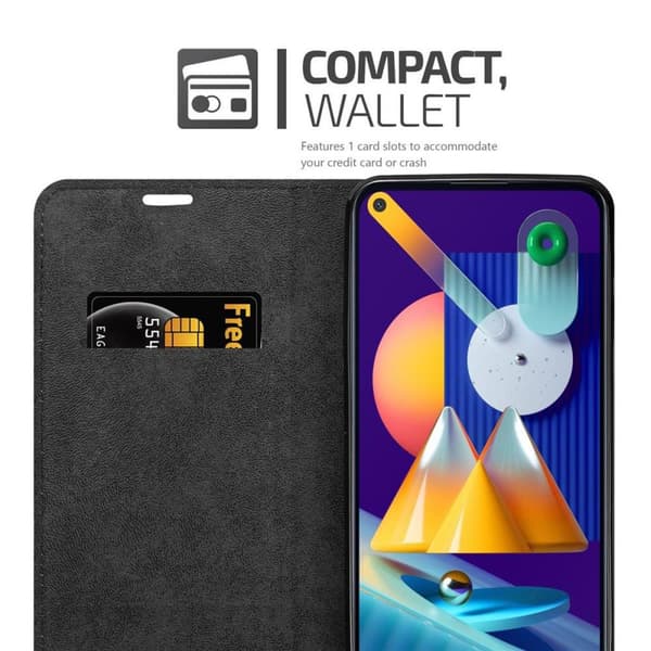 Samsung Galaxy A11 / M11 Fodral Skal Plånboksfodral Case med magnetisk stängning, ståfunktion och kortficka