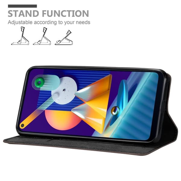 Samsung Galaxy A11 / M11 Fodral Skal Plånboksfodral Case med magnetisk stängning, ståfunktion och kortficka