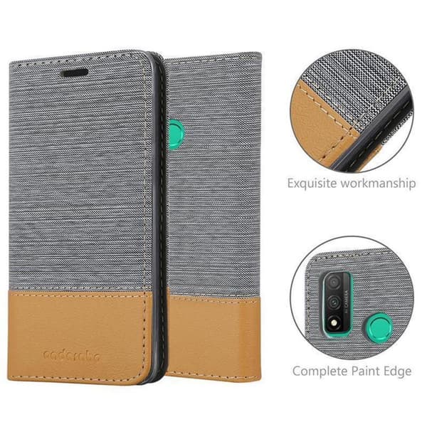 Deksel til Huawei P SMART 2020 Lommebokdeksel med magnetisk lukking, stativfunksjon og kortlomme