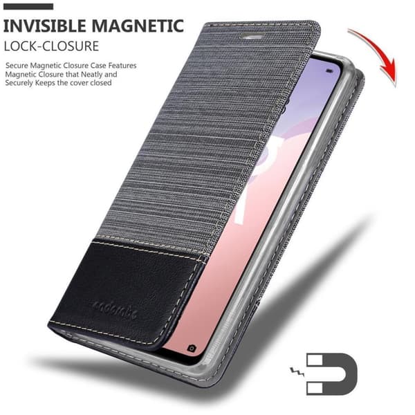 Deksel til Huawei NOVA 7 SE Lommebokdeksel med magnetisk lukking, stativfunksjon og kortlomme