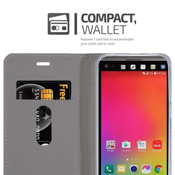 LG V20 Skal Plånboksfodral med magnetisk stängning, ståfunktion och kortficka