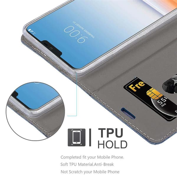 LG V20 Suojakotelo Suojakuori Lompakkokotelo Matkapuhelinkotelo jossa magneettisuljenta, jalusta-toiminto ja korttitasku