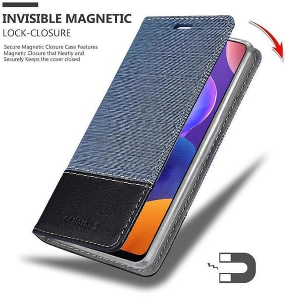 Deksel til Samsung Galaxy A31 Lommebokdeksel med magnetisk lukking, stativfunksjon og kortlomme