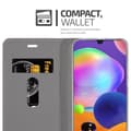 Miniatyrbilde 3 av 8: Deksel til Samsung Galaxy A31 Lommebokdeksel med magnetisk lukking, stativfunksjon og kortlomme