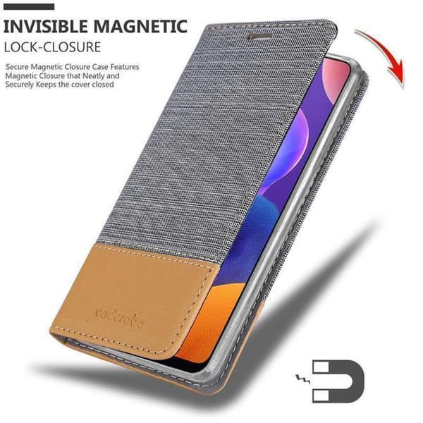 Deksel til Samsung Galaxy A31 Lommebokdeksel med magnetisk lukking, stativfunksjon og kortlomme
