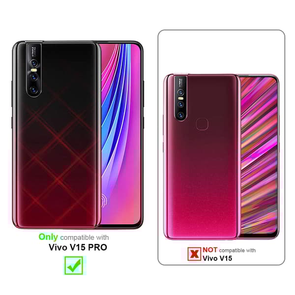 Vivo V15 PRO Suojakuori Suojakotelo valmistettu joustavasta TPU-silikonista