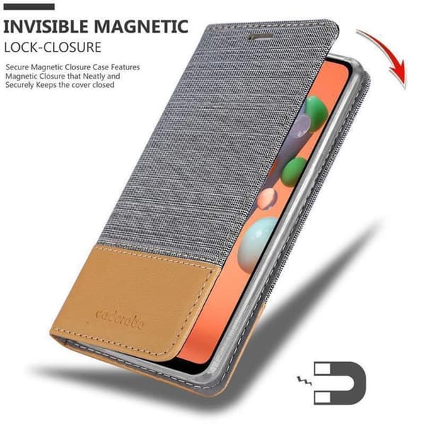 Deksel til Samsung Galaxy A11 / M11 Lommebokdeksel med magnetisk lukking, stativfunksjon og kortlomme
