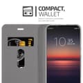Pikkukuva 7 / 11: Sony Xperia 1 II Suojakotelo Suojakuori Lompakkokotelo Matkapuhelinkotelo jossa magneettisuljenta, jalusta-toiminto ja korttitasku