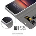 Pikkukuva 9 / 11: Sony Xperia 1 II Suojakotelo Suojakuori Lompakkokotelo Matkapuhelinkotelo jossa magneettisuljenta, jalusta-toiminto ja korttitasku