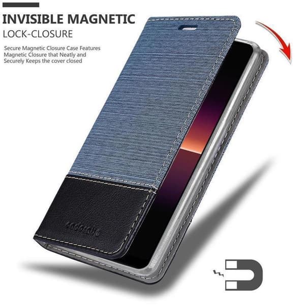 Sony Xperia L4 Suojakotelo Suojakuori Lompakkokotelo Matkapuhelinkotelo jossa magneettisuljenta, jalusta-toiminto ja korttitasku