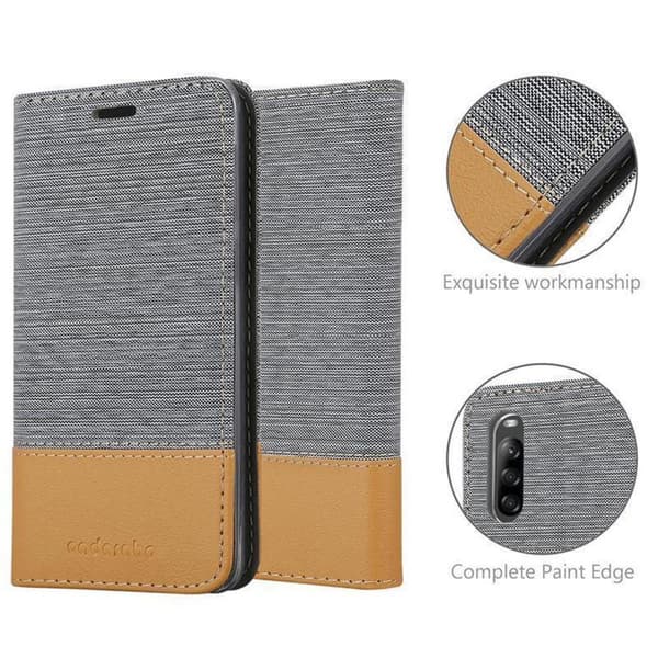 Sony Xperia L4 Skal Plånboksfodral med magnetisk stängning, ståfunktion och kortficka