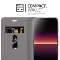 Pikkukuva 3 / 9: Sony Xperia L4 Suojakotelo Suojakuori Lompakkokotelo Matkapuhelinkotelo jossa magneettisuljenta, jalusta-toiminto ja korttitasku