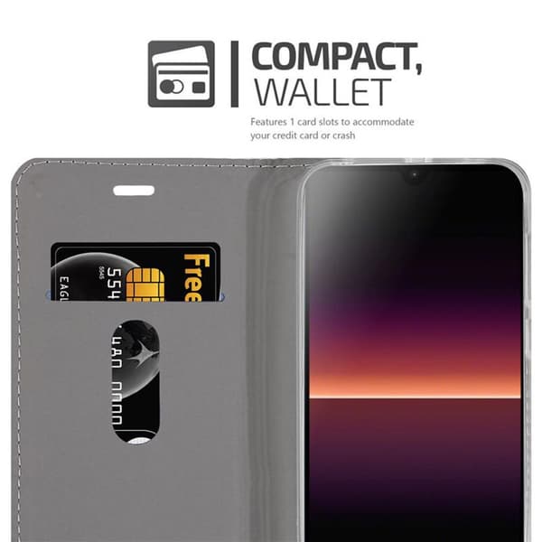 Sony Xperia L4 Suojakotelo Suojakuori Lompakkokotelo Matkapuhelinkotelo jossa magneettisuljenta, jalusta-toiminto ja korttitasku