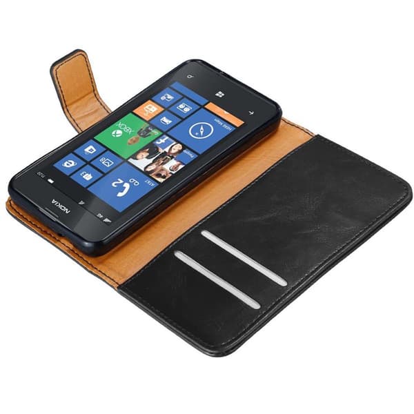 Nokia Lumia 520 / 521 Plånboksfodral Skal Mobilskyddmed magnetisk stängning, ståfunktion och kortficka