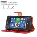 Pikkukuva 2 / 8: Nokia Lumia 520 / 521 Suojakotelo Suojakuori Lompakkokotelo Matkapuhelinkotelo jossa magneettisuljenta, jalusta-toiminto ja korttitasku