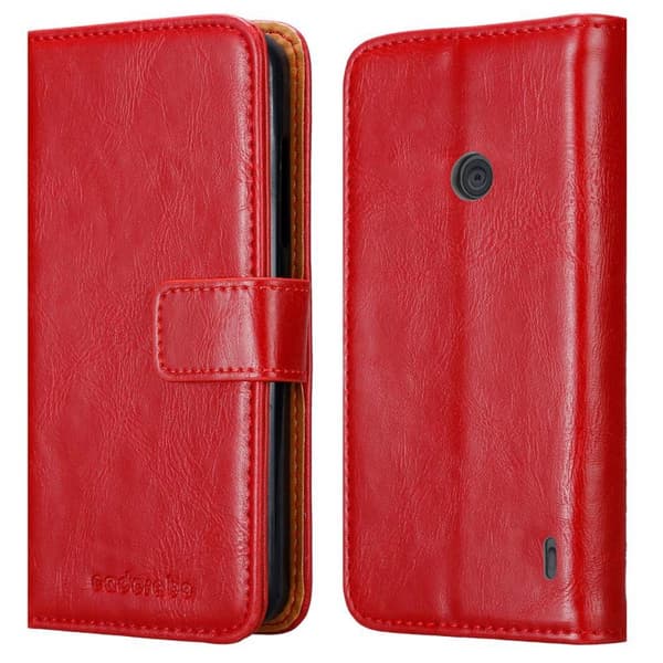 Nokia Lumia 520 / 521 Plånboksfodral Skal Mobilskyddmed magnetisk stängning, ståfunktion och kortficka