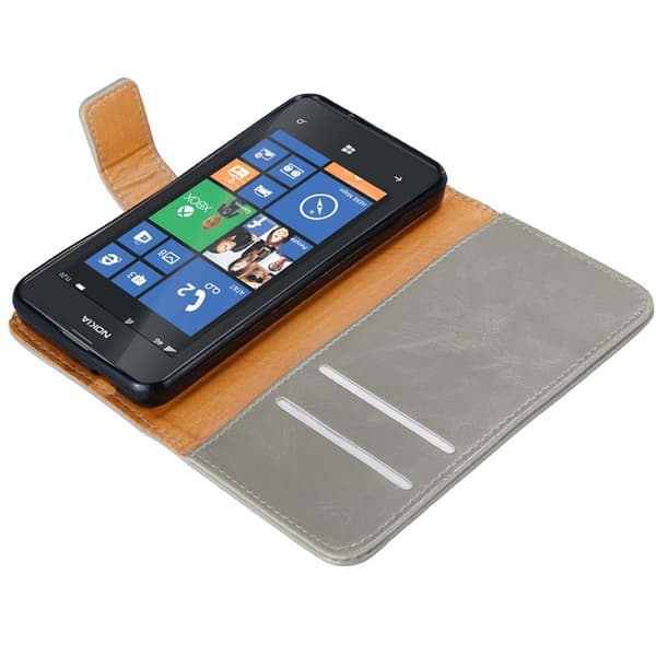 Nokia Lumia 520 / 521 Plånboksfodral Skal Mobilskyddmed magnetisk stängning, ståfunktion och kortficka