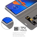 Pikkukuva 4 / 8: Motorola MOTO E6 PLUS Suojakotelo Suojakuori Lompakkokotelo Matkapuhelinkotelo jossa magneettisuljenta, jalusta-toiminto ja korttitasku