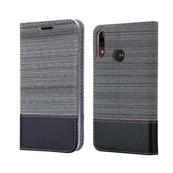 Motorola MOTO E6 PLUS Suojakotelo Suojakuori Lompakkokotelo Matkapuhelinkotelo jossa magneettisuljenta, jalusta-toiminto ja korttitasku