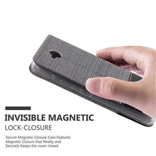Deksel til Nokia Lumia 650 Lommebokdeksel med magnetisk lukking, stativfunksjon og kortlomme