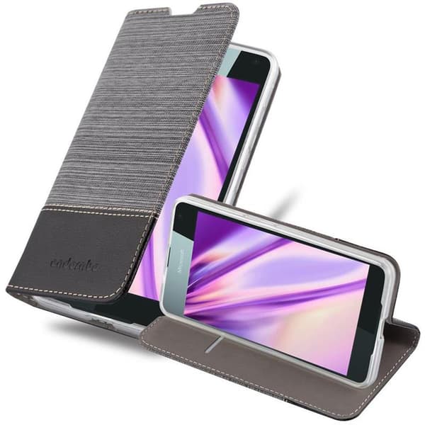 Deksel til Nokia Lumia 650 Lommebokdeksel med magnetisk lukking, stativfunksjon og kortlomme