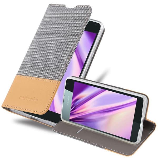 Deksel til Nokia Lumia 650 Lommebokdeksel med magnetisk lukking, stativfunksjon og kortlomme