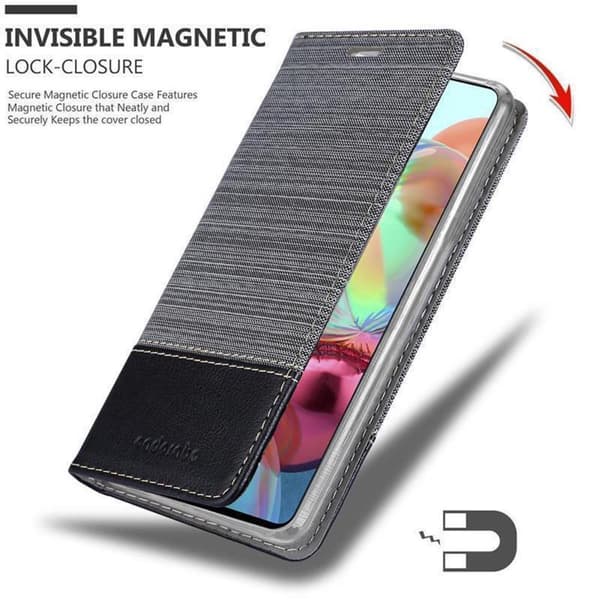 Samsung Galaxy A71 5G Suojakotelo Suojakuori Lompakkokotelo Matkapuhelinkotelo jossa magneettisuljenta, jalusta-toiminto ja korttitasku