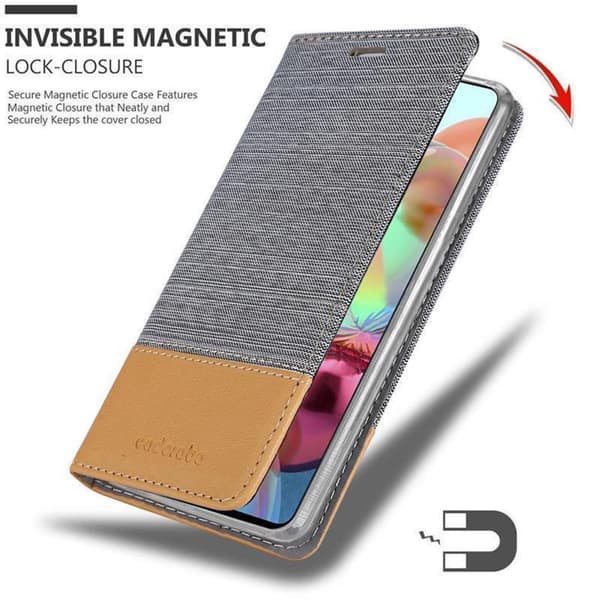 Samsung Galaxy A71 5G Suojakotelo Suojakuori Lompakkokotelo Matkapuhelinkotelo jossa magneettisuljenta, jalusta-toiminto ja korttitasku