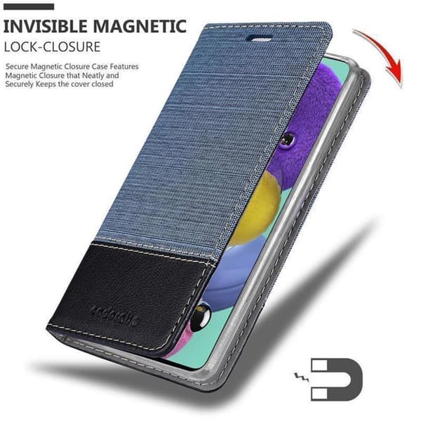 Samsung Galaxy A51 5G Skal Plånboksfodral med magnetisk stängning, ståfunktion och kortficka