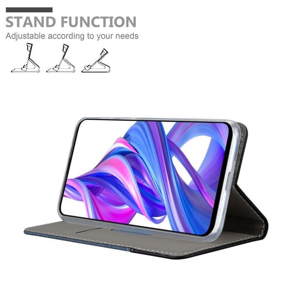 Honor 9X PRO Suojakotelo Suojakuori Lompakkokotelo Matkapuhelinkotelo jossa magneettisuljenta, jalusta-toiminto ja korttitasku