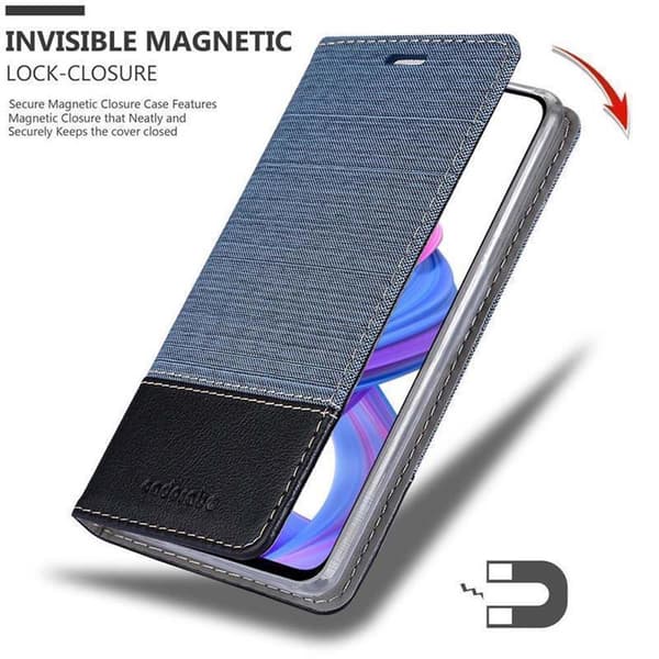 Honor 9X PRO Suojakotelo Suojakuori Lompakkokotelo Matkapuhelinkotelo jossa magneettisuljenta, jalusta-toiminto ja korttitasku